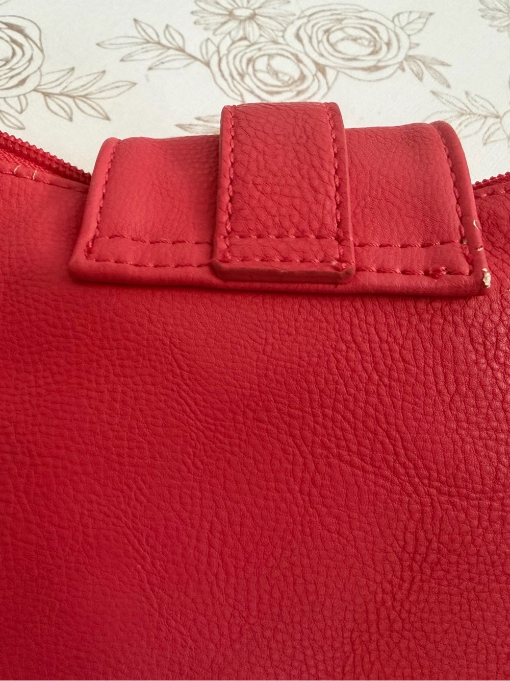 Charming Charlie Coral Pink Multi-Compartment Crossbody Bag - Picture 5 of 10